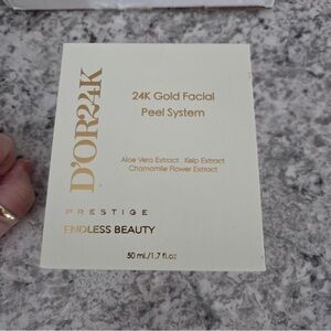 D'OR24K Gold Facial Peel System, full size NIB